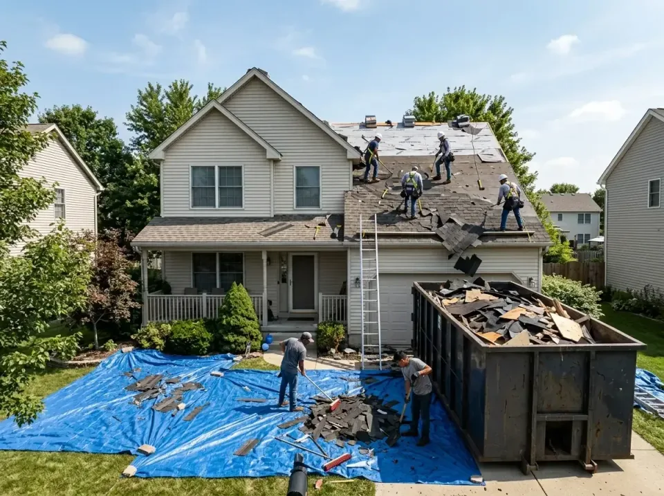 roof-replacement-debris-remova-004 — frequently asked questions, Cheapest Dumpster Rentals in Oregon, IL